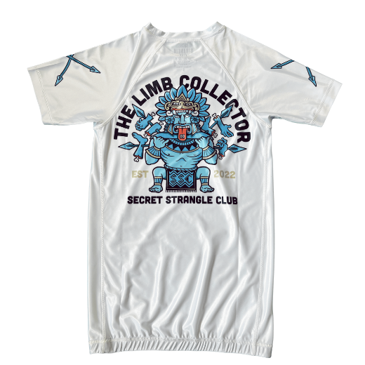 Ladies Limb Collector BJJ Rashguard - Short Sleeve - White