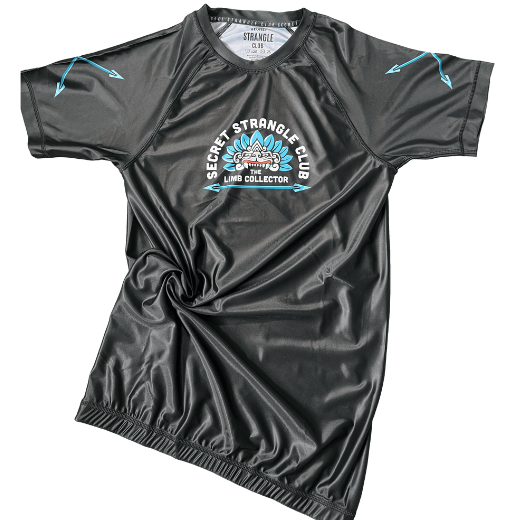 Ladies Limb Collector BJJ Rashguard - Short Sleeve - Black