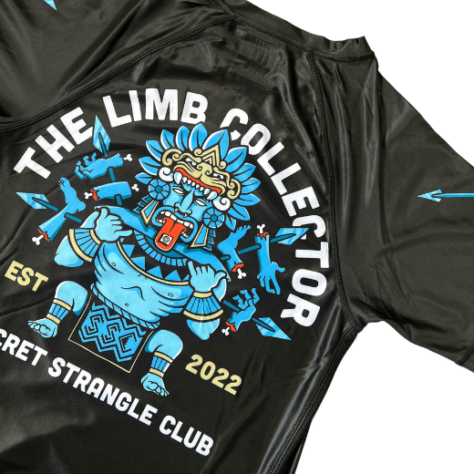 Ladies Limb Collector BJJ Rashguard - Short Sleeve - Black