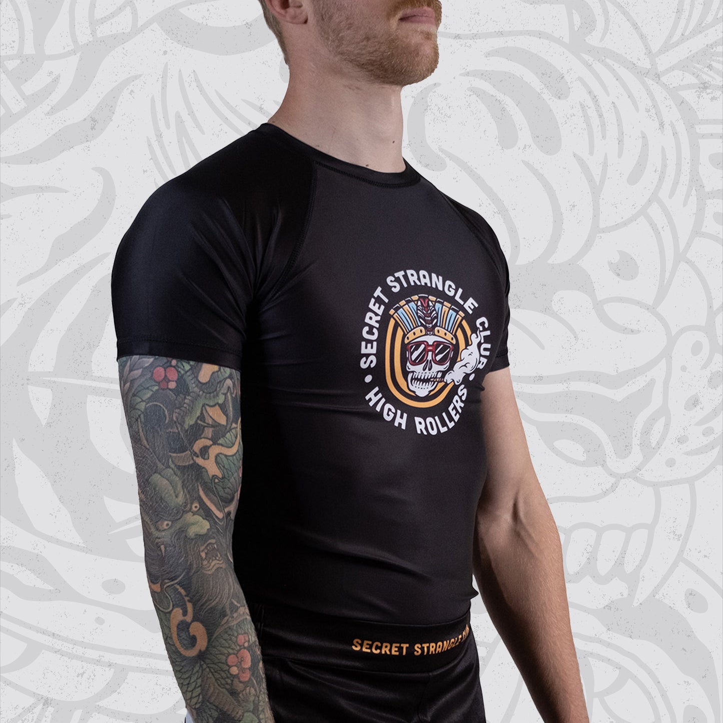 High Rollers BJJ Rash Guard