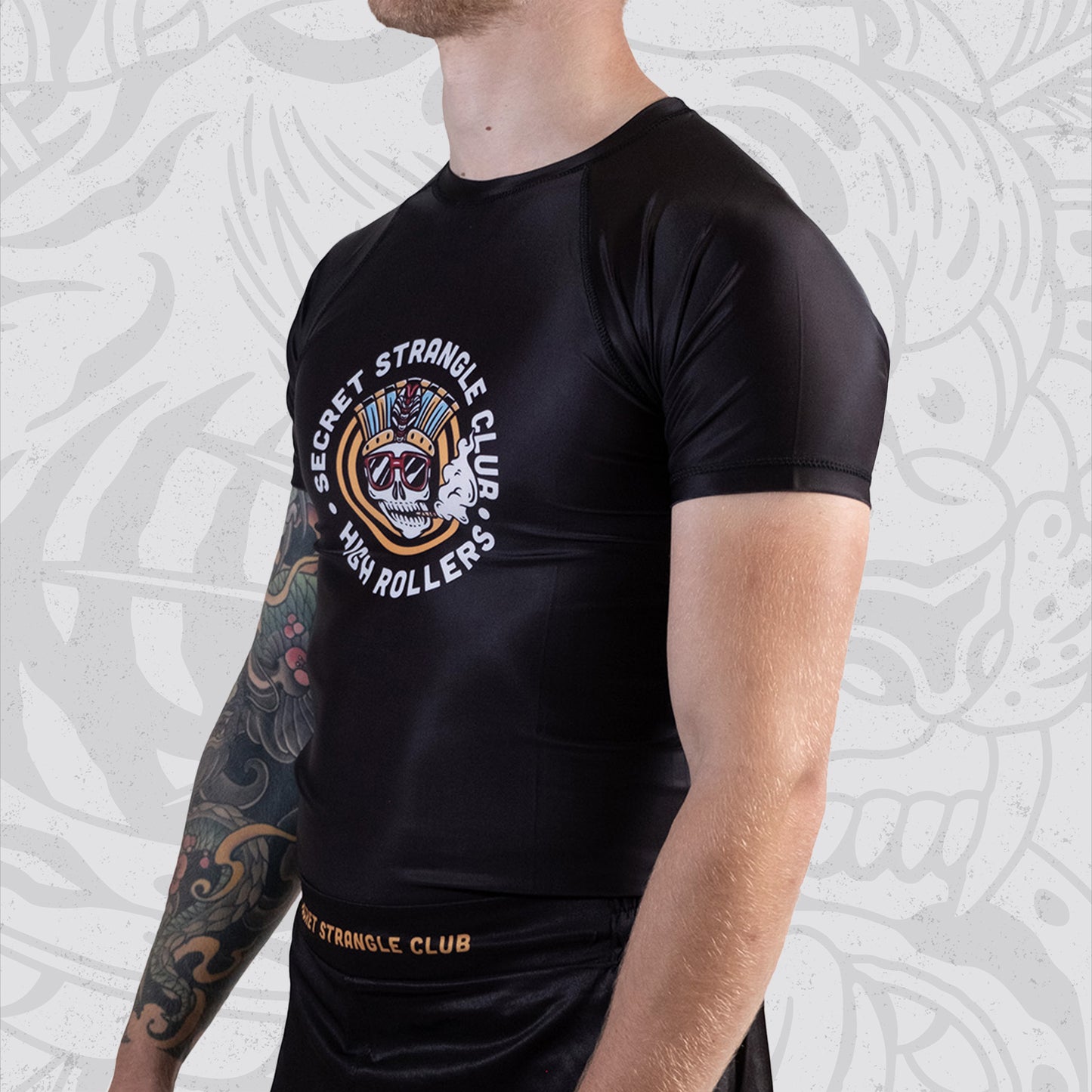 High Rollers BJJ Rash Guard