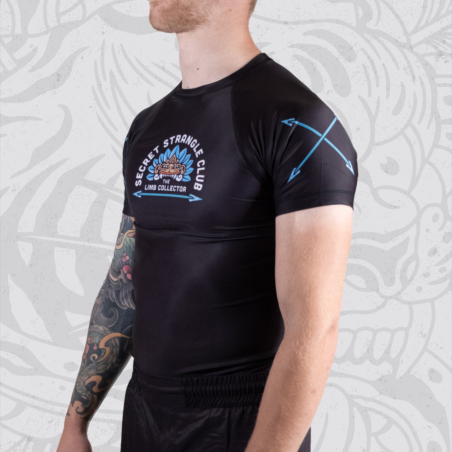 Limb Collector Rashguard - Short Sleeve - Black