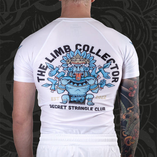 Limb Collector Rashguard - Short Sleeve - White