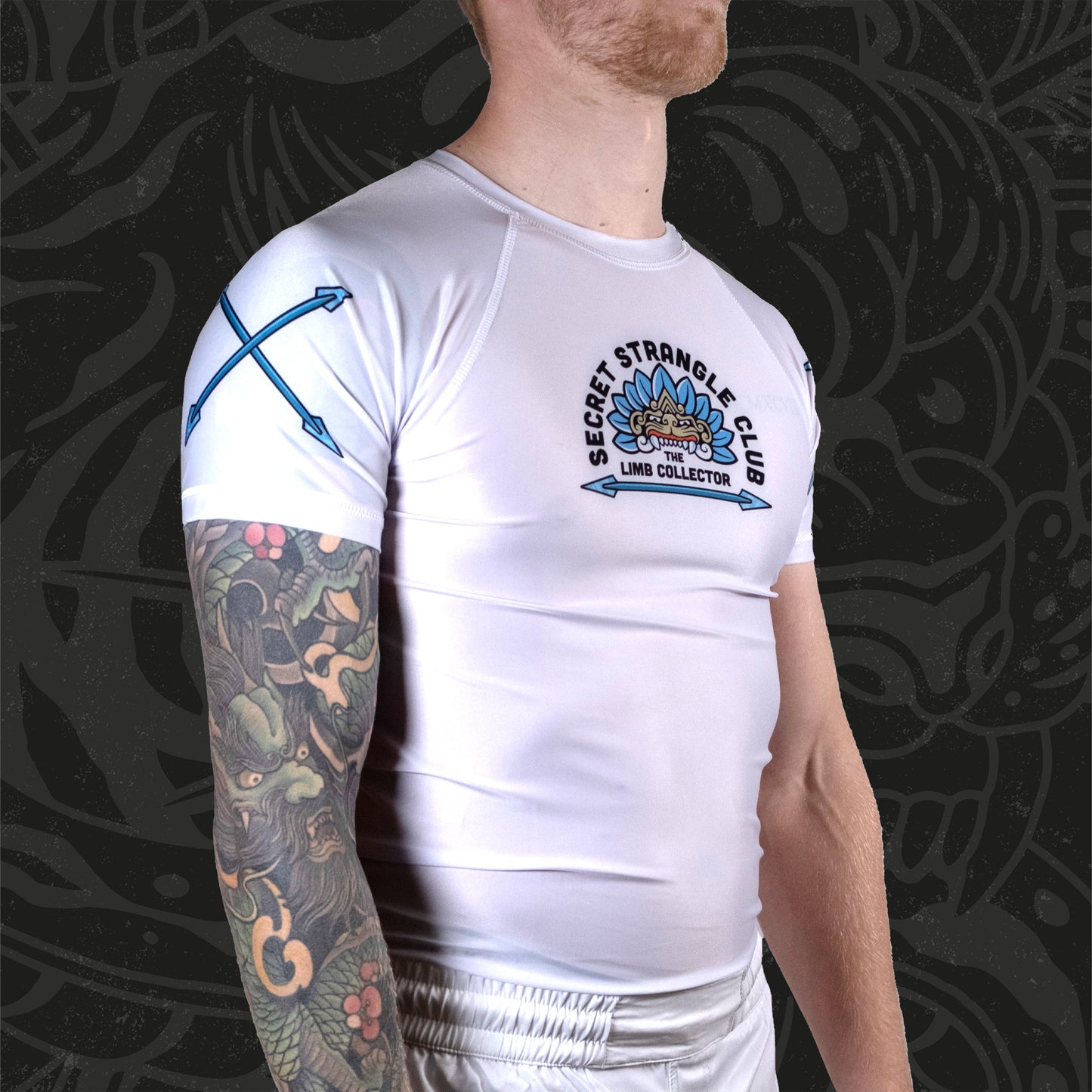 Limb Collector Rashguard - Short Sleeve - White