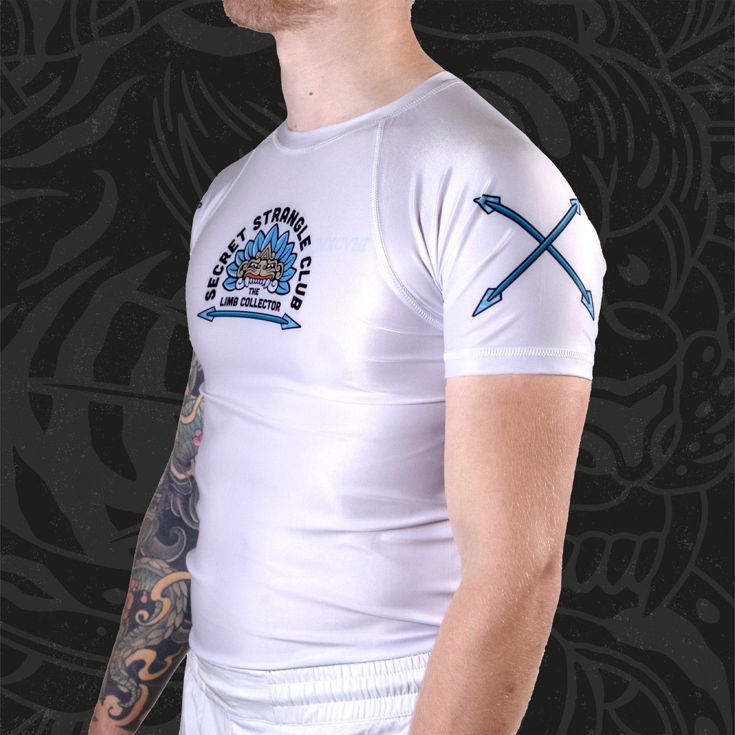 Limb Collector Rashguard - Short Sleeve - White