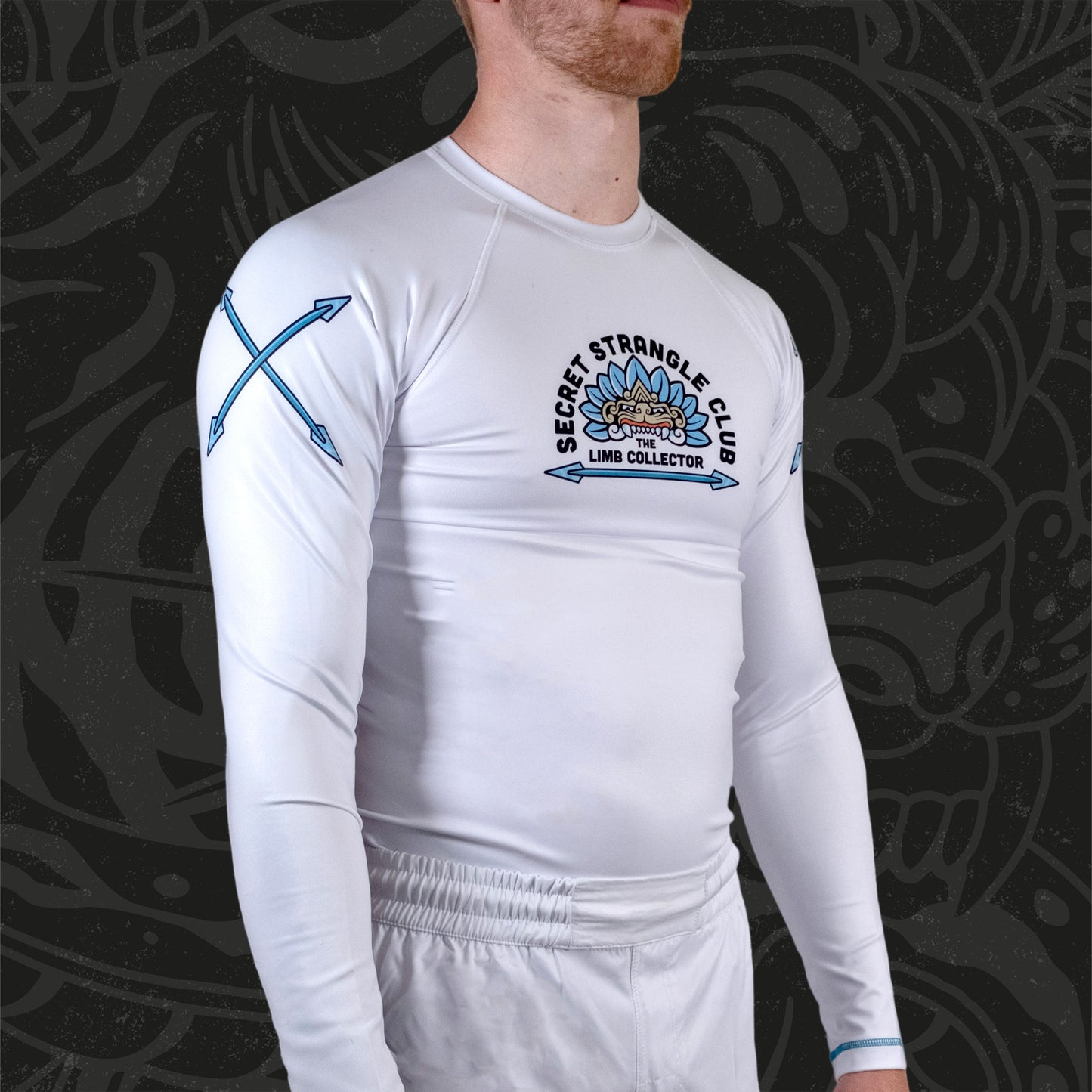 Limb Collector Rashguard - Long Sleeve - White