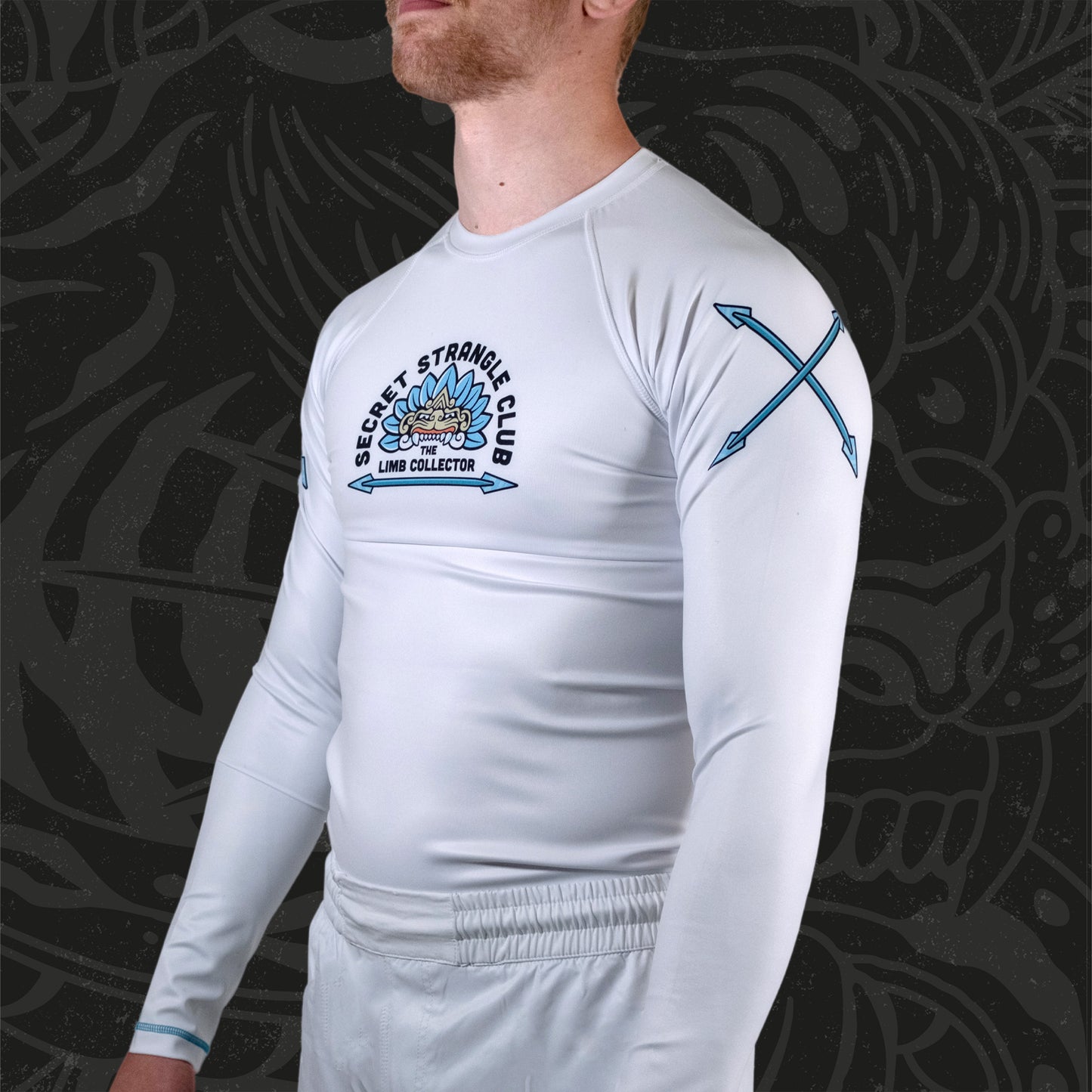 Limb Collector Rashguard - Long Sleeve - White