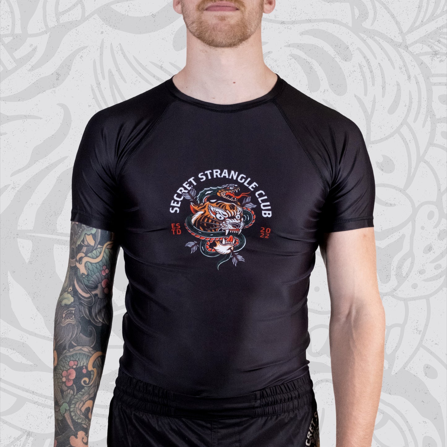 Tiger Attack BJJ Rashguard