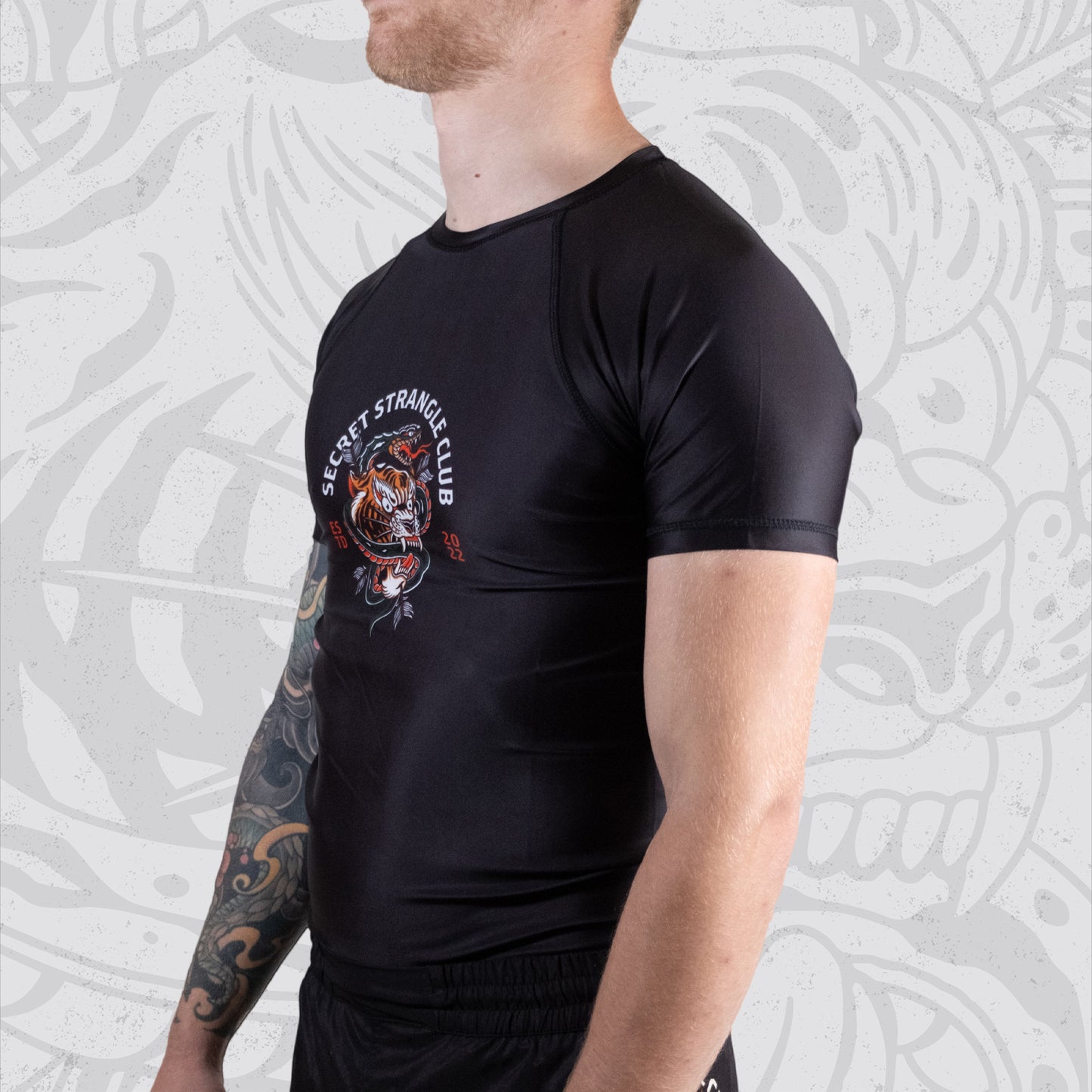 Tiger Attack BJJ Rashguard