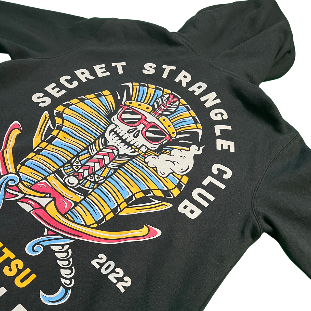 Black Jiu Jitsu Hoody - High Rollers - Men's Women's