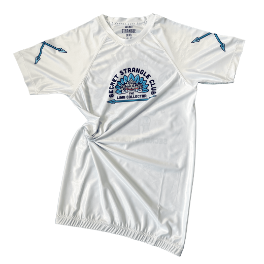 Ladies Limb Collector BJJ Rashguard - Short Sleeve - White