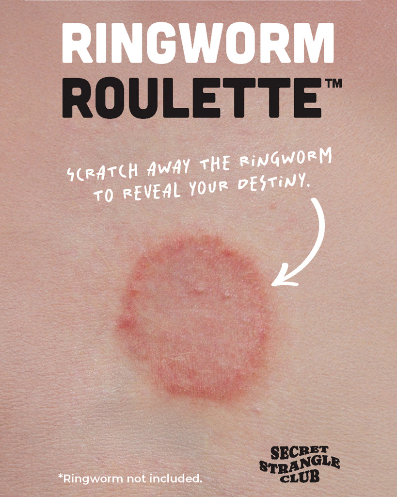 Ringworm Roulette™ Scratch Card