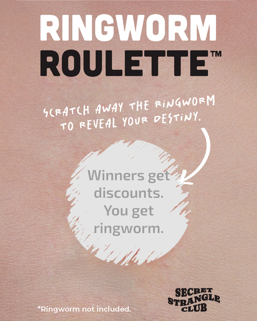Ringworm Roulette™ Scratch Card